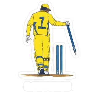Ms Dhoni Last Ride Sticker Dhoni Sticker