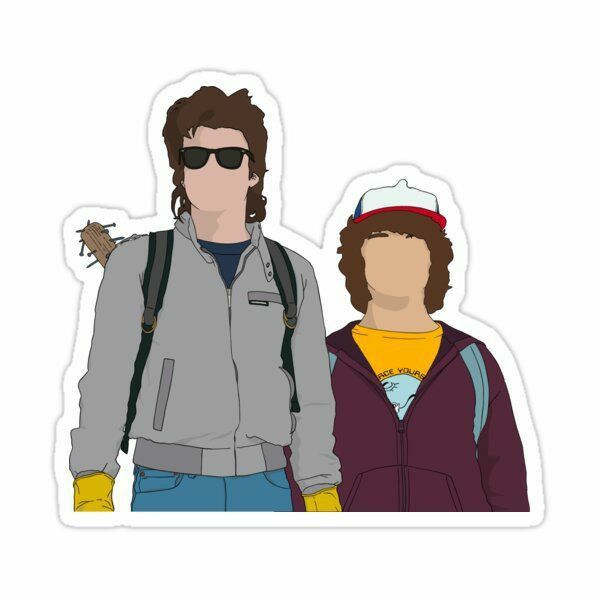 Stranger Things Steve Sticker