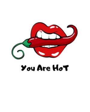 YOU ARE HOT STICKER
